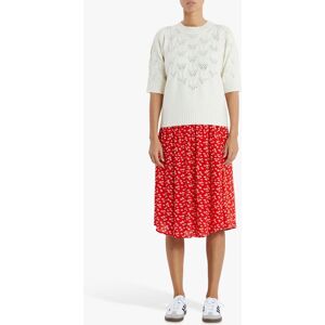 Lollys Laundry Ella Midi Skirt, Flower Print - Flower Print - Female - Size: L