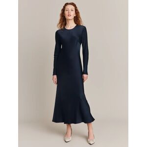 Ghost Mari Long Sleeve Dress - Navy - Female - Size: XS