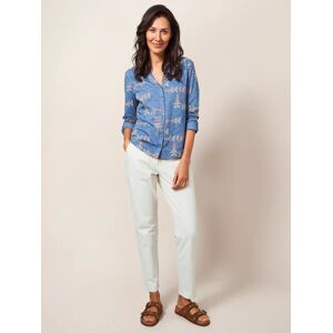 White Stuff Twister Petite Chinos, White - White - Female - Size: 24R