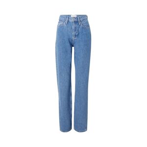 Calvin Klein High Rise Straight Leg Jeans - Denim Medium - Female - Size: 32R