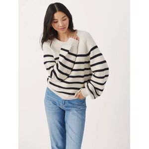 Part Two Saya Cotton Stripe Jumper - Dark Navy - Female - Size: M