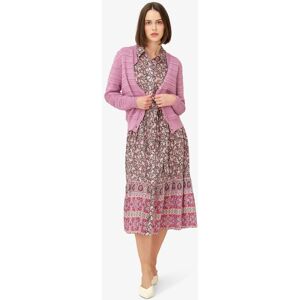 Noa Noa Molly Cotton Blend Knit Cardigan - Mauve Orchid - Female - Size: XS