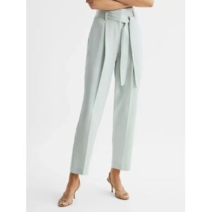 Reiss Mylie Tapered Trousers, Mint - Mint - Female - Size: 12