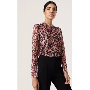 Soaked In Luxury Demara Abstract Print Top, Faded Rose - Faded Rose - Female - Size: M