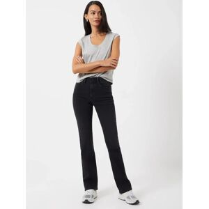 French Connection Stretch Demi Jeans, Black - Black - Female - Size: 12