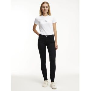 Calvin Klein Mid Rise Skinny Jeans, Black - Black - Female - Size: 30R