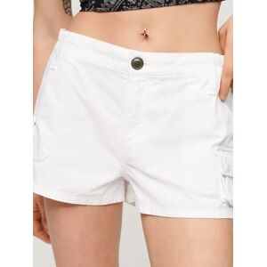 Superdry Utility Cargo Shorts - Optic - Female - Size: 12