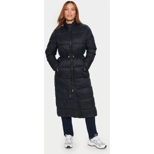 Saint Tropez Nona Long Puffer Coat, Black - Black - Female - Size: XXL