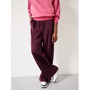 HUSH Melanie Satin Trousers, Purple - Purple - Female - Size: 18