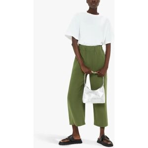 Whistles Jade Side Zip Trousers - Khaki - Female - Size: 6