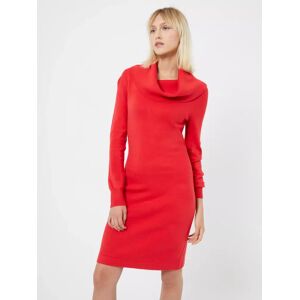 French Connection Babysoft Cowl Neck Jumper Dress - Lollipop Red - Female - Size: XS