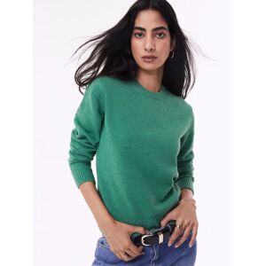 Baukjen Sandy Recycled Merino Wool Jumper - Green - Female - Size: 14