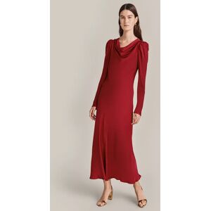 Ghost Frankie Cowl Neck Maxi Dress - Red - Female - Size: XS