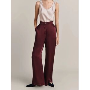Ghost Billie Flared Trousers - Wine - Female - Size: XS