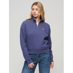 Superdry Essential Half Zip Sweatshirt, Mariner Navy - Mariner Navy - Female - Size: 6