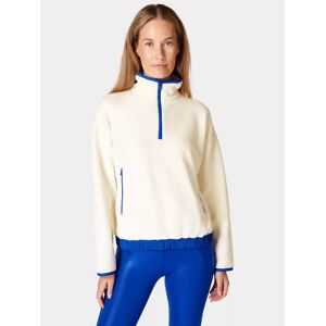 Sweaty Betty Mallow Half Zip Sweatshirt - Studio White - Female - Size: XS