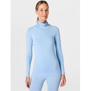 Sweaty Betty Modal Logo Funnel Neck Base Layer Top, Filter Blue - Filter Blue - Female - Size: S