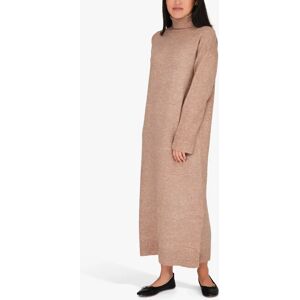 A-VIEW Penny Knit Wool Blend Jumper Dress - 210 Camel - Female - Size: L