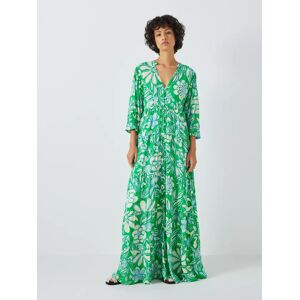 Fabienne Chapot Cala Floral Print Maxi Dress, Green Apple/Grass - Green Apple/Grass - Female - Size: 42