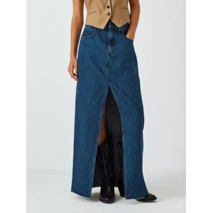 rag & bone Avery Featherweight Denim Maxi Skirt, Ari - Ari - Female - Size: 30