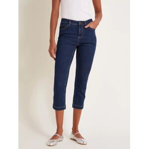 Monsoon Idabella Cropped Skinny Jeans, Indigo - Indigo - Female - Size: 10