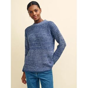 Nobody's Child Cotton Twisted Yarn Crew Neck Jumper, Blue - Blue - Female - Size: M