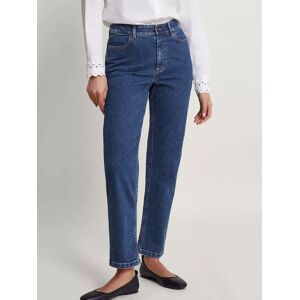 Monsoon Alice Straight Leg Jeans, Denim Blue - Denim Blue - Female - Size: 10