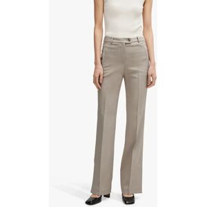 Hugo Boss BOSS Terela Tailored Suit Trousers, Taupe - Taupe - Female - Size: 8