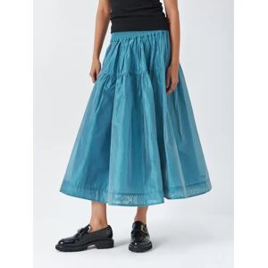 Weekend MaxMara Eros Silk Midi Skirt, Light Blue - Light Blue - Female - Size: 14