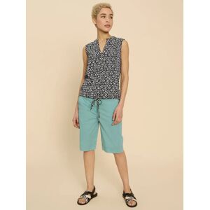 White Stuff Hayley Chino Shorts - Mid Teal - Female - Size: 10R