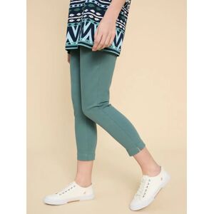 White Stuff Janey Cropped Jeggings - Mid Teal - Female - Size: 12