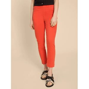 White Stuff Janey Cropped Jeggings - Bright Orange - Female - Size: 12