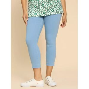 White Stuff Janey Cropped Jeggings - Mid Blue - Female - Size: 12