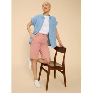 White Stuff Hayley Chino Shorts - Mid Pink - Female - Size: 8R