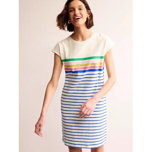 Boden Leah Jersey T-Shirt Dress, Green Sangria Stripe - Green Sangria Stripe - Female - Size: 16