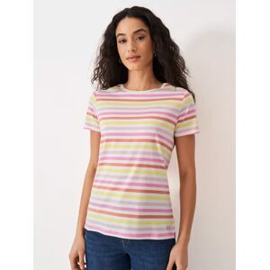 Crew Clothing Breton Stripe Jersey T-Shirt, Multi - Multi - Female - Size: 16