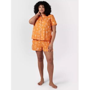 Chelsea Peers Curve Tropical Holiday Short Pyjamas - Orange - Female - Size: 26