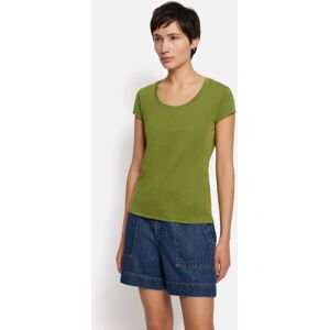 Jigsaw Supima Cotton T-Shirt - Green - Female - Size: XS