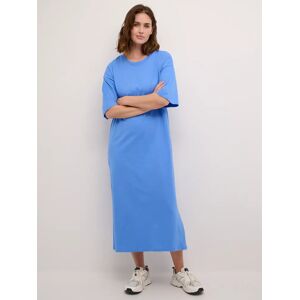 KAFFE Edna Casual Fit T-Shirt Midi Dress - Ultramarine - Female - Size: XS