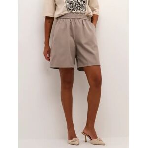 KAFFE Pernille High Waist Wide Leg Shorts, Brindle - Brindle - Female - Size: 14