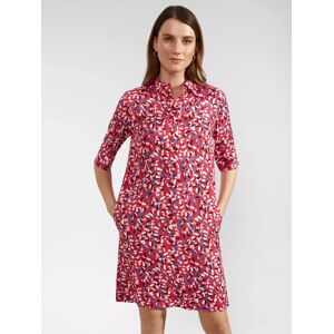 Hobbs Marciella Squiggle Print Tunic Dress, Pink/Multi - Pink/Multi - Female - Size: 10