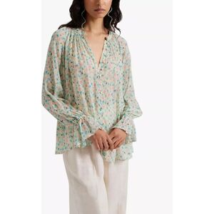 Malina Celine Ditsy Floral Print Blouse, Cream/Multi - Cream/Multi - Female - Size: M