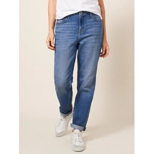 White Stuff Katy Relaxed Slim Fit Jeans - Blue - Female - Size: 24