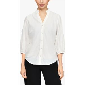 Sisters Point Emia Textured Relaxed Fit Shirt, Cream - Cream - Female - Size: M