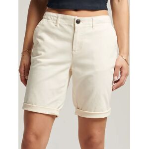 Superdry City Chino Shorts - Oyster - Female - Size: 14