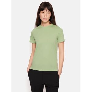 Jigsaw Supima Cotton Crew Neck T-Shirt - Pastel Green - Female - Size: XS