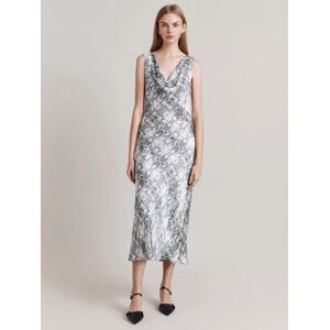 Ghost Olive Slip Midi Dress, Blue Snake - Blue Snake - Female - Size: XS