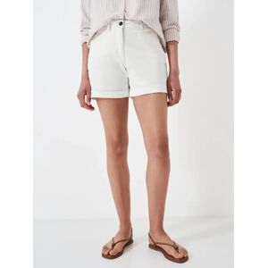 Crew Clothing Turn Up Chino Shorts - White - Female - Size: 12