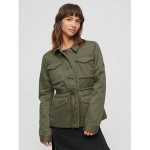 Superdry Military M65 Cotton Jacket, Washed Khaki - Washed Khaki - Female - Size: 10
