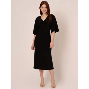 Adrianna Papell Jersey Dolman Dress, Black - Black - Female - Size: M